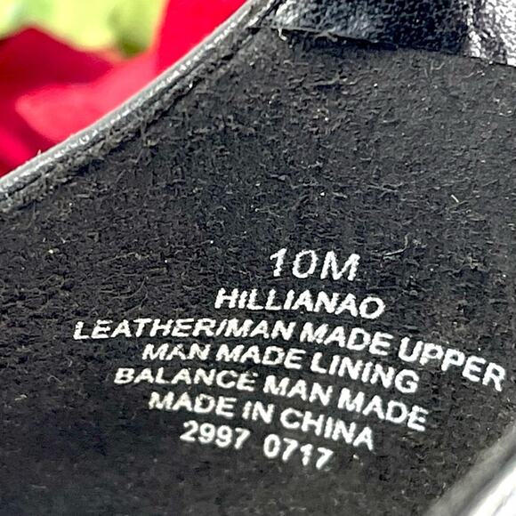 Nine West Hillianao Women Black Heels Sz 10 Leather Adjustable Ankle Strap Pumps - Picture 6 of 14